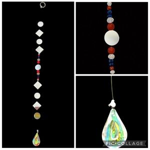 Handcrafted USA Beaded Suncatcher